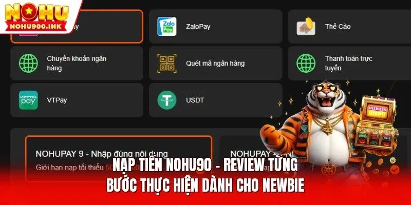nạp tiền NOHU90